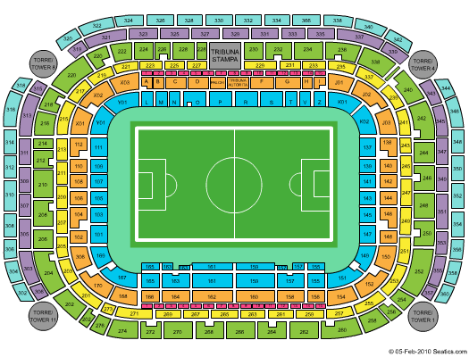 Stadio San Siro General Seating Chart